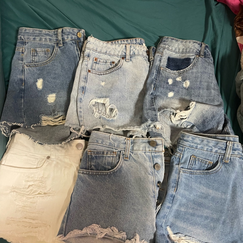 Denim Shorts Collection 6 pairs